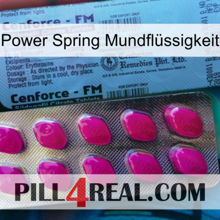Power Spring Mundflüssigkeit 35